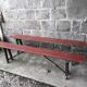 Paire de bancs pliant guinguette