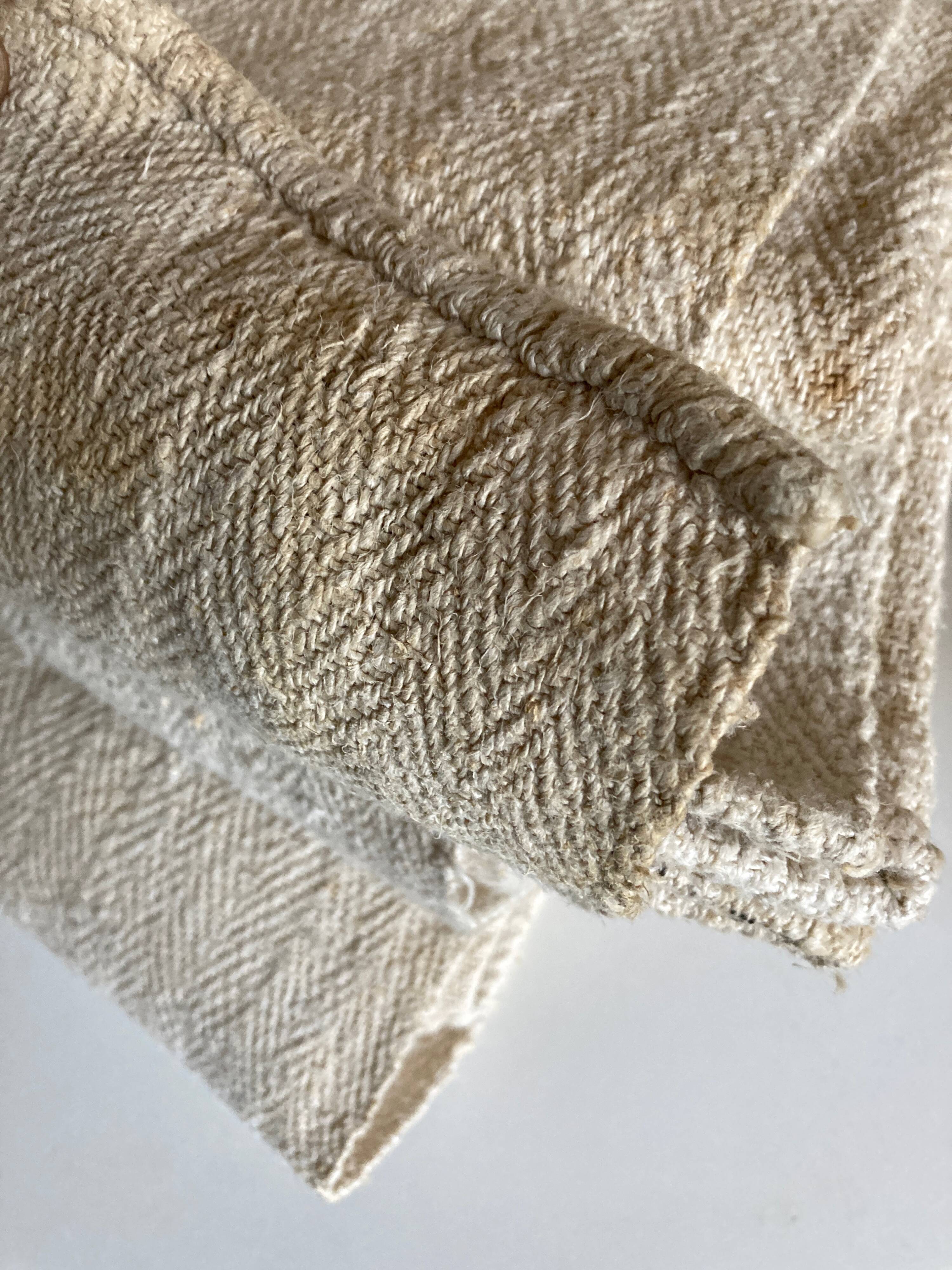 Tablecloth 5 meters in hemp canvas 19th