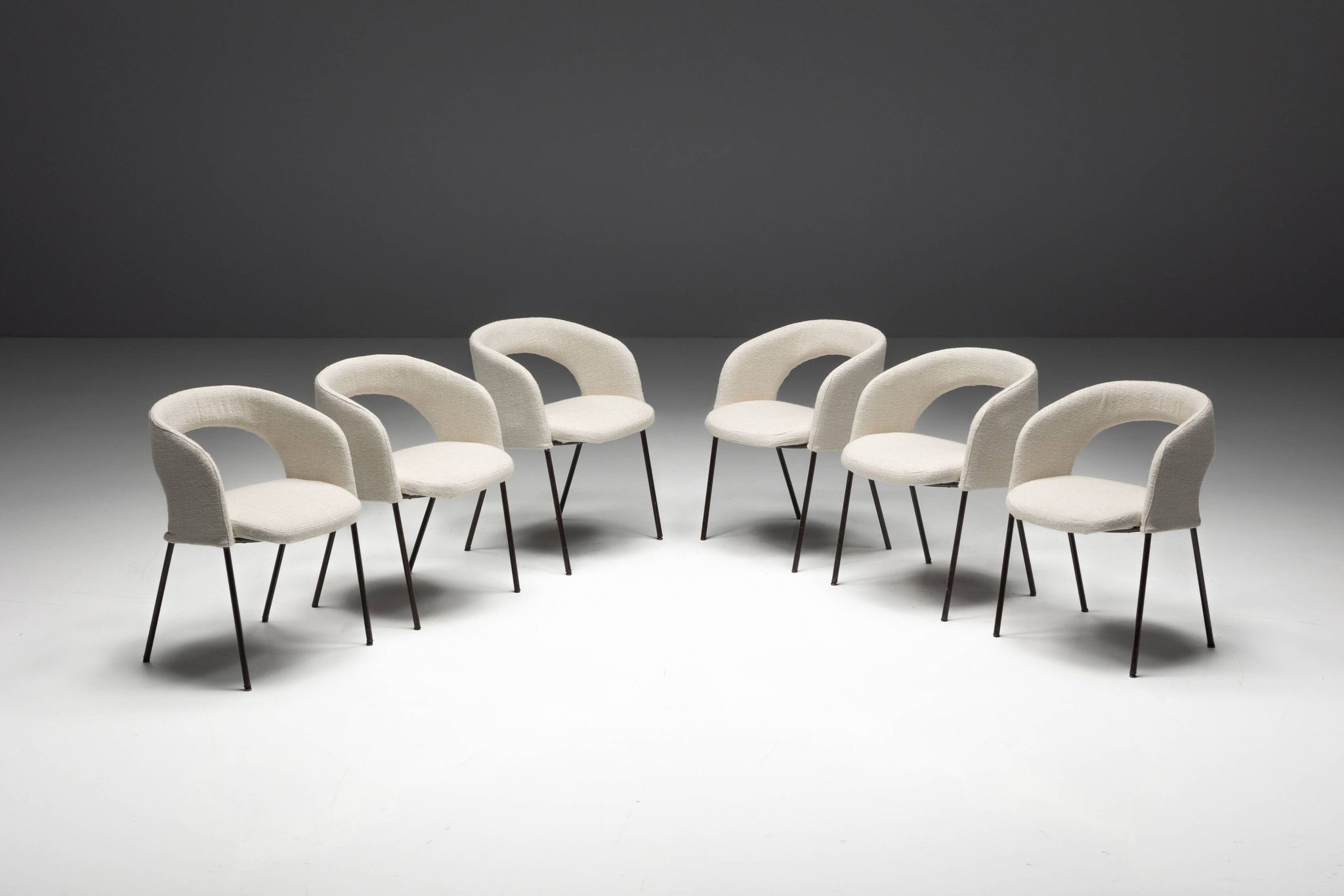 Dining chairs by Gastone Rinaldi for Rima, Italy, 1950s