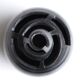 Black sculptural ceramic vase, 1970s