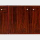 Rosewood wall mounted floating sideboard / TV cabinet / bookcase wall system unit, 1960s