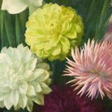 Radiant Flowers - Oil on Canvas