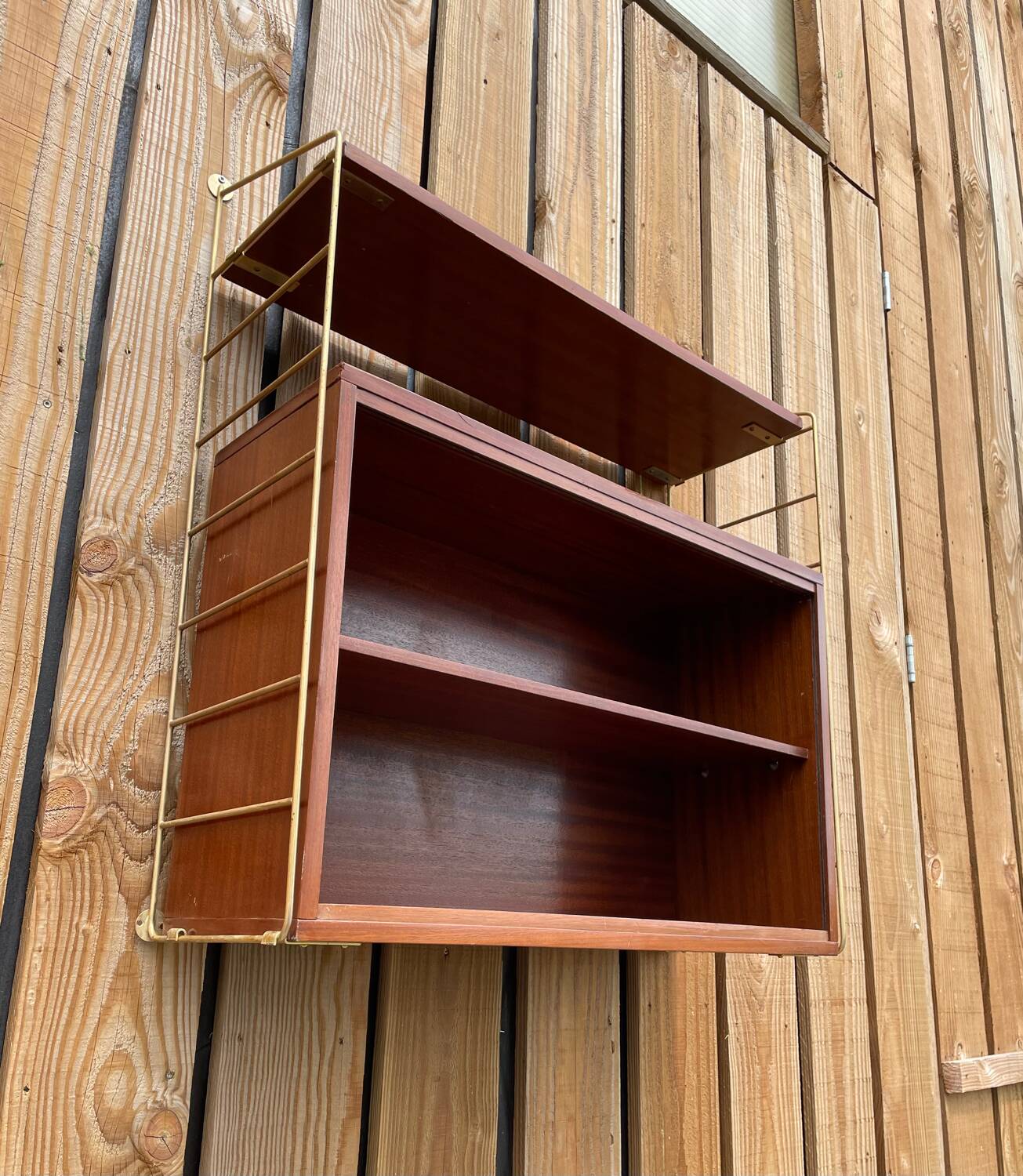 Système mural vintage en teck