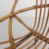 Vintage Rohe Noordwolde bamboo chair, 1960s