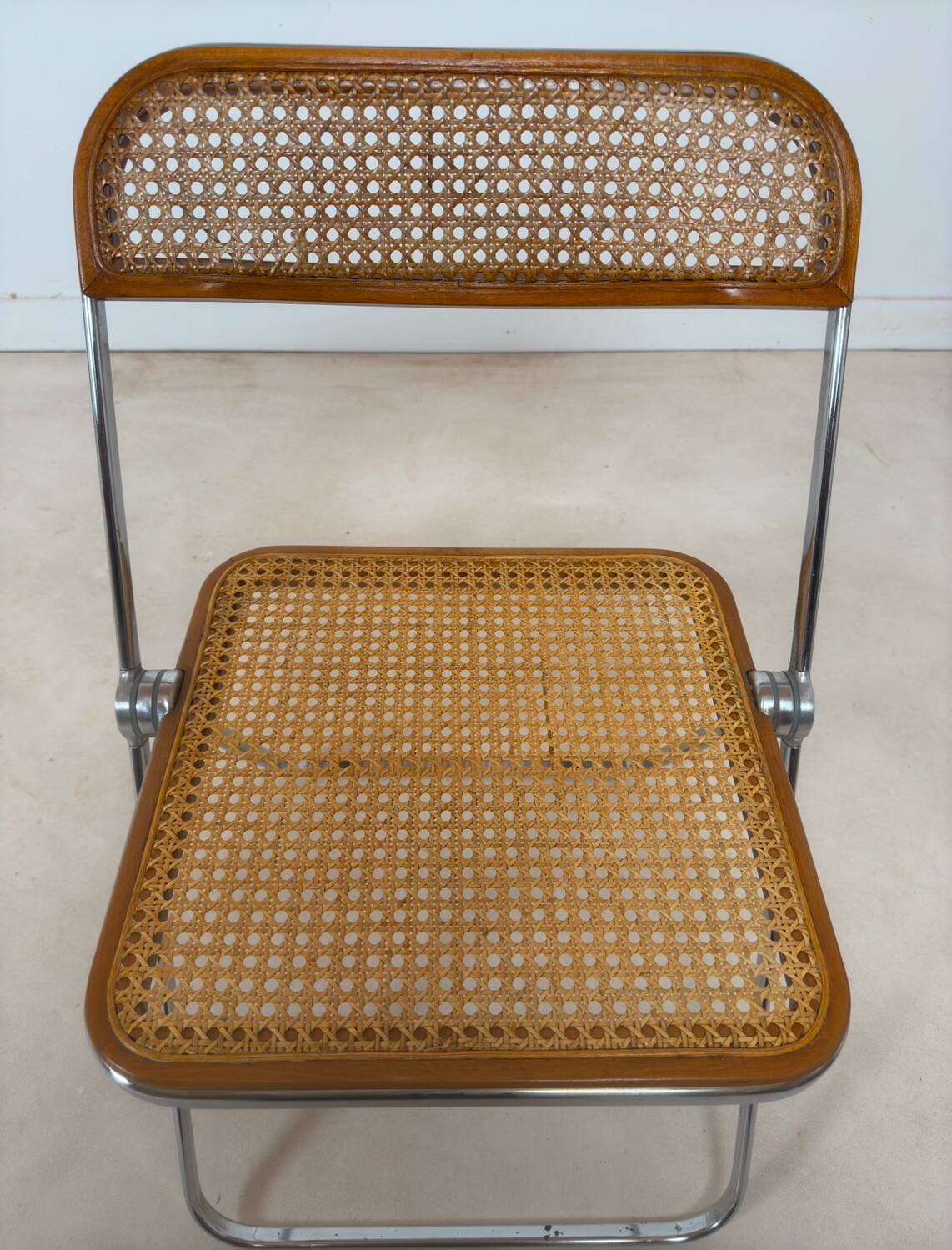 Ensemble de 5 chaises « Plia » par Giancarlo Piretti pour Castelli