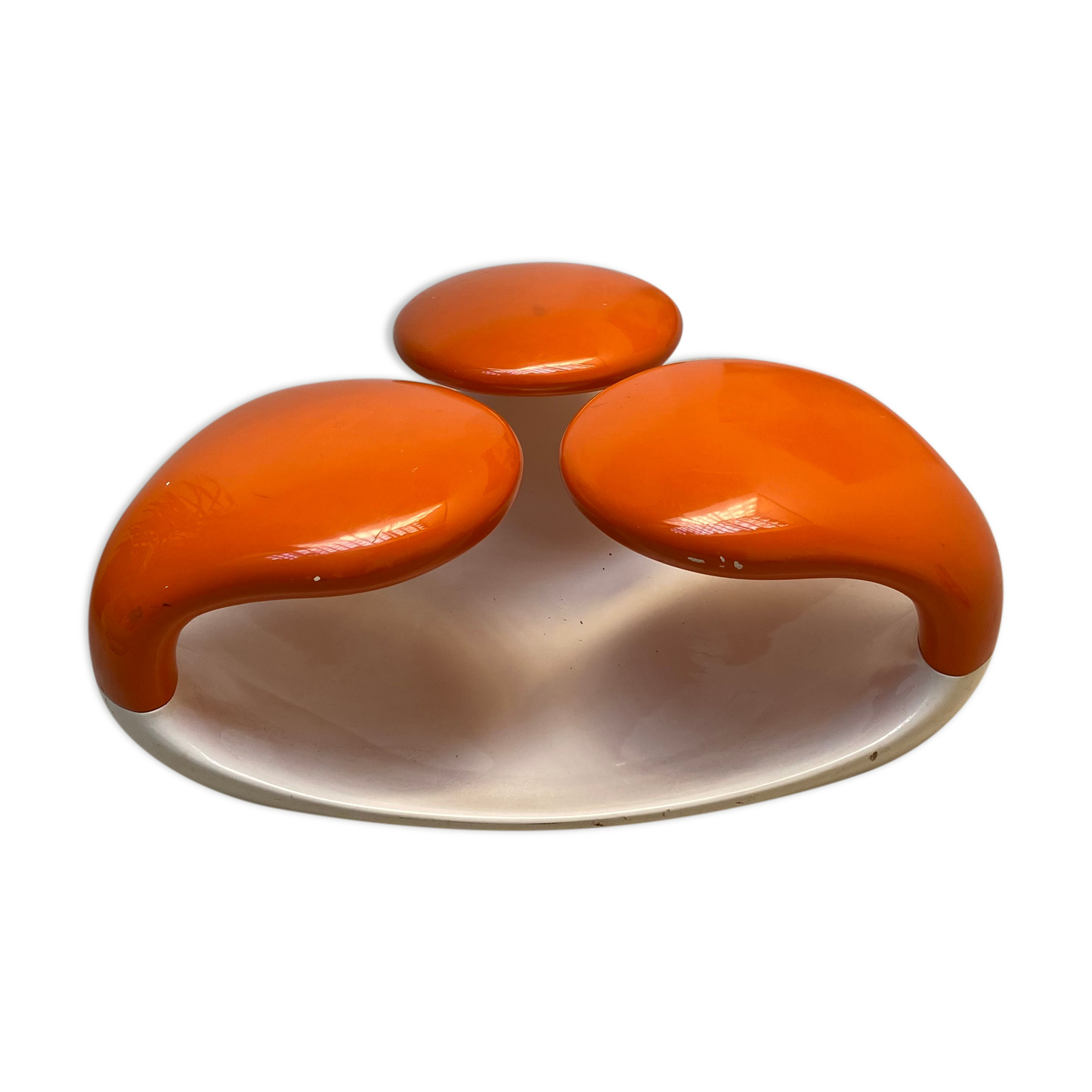 Vintage resin bench 1970