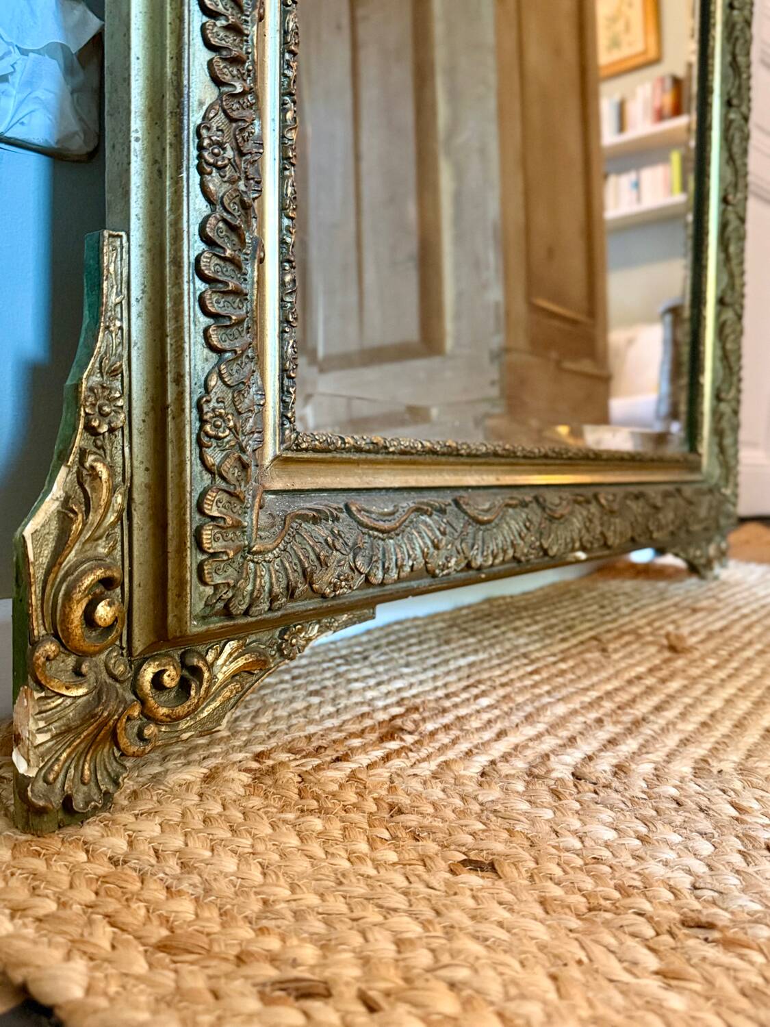 Antique mirror from the Napoleonic era.