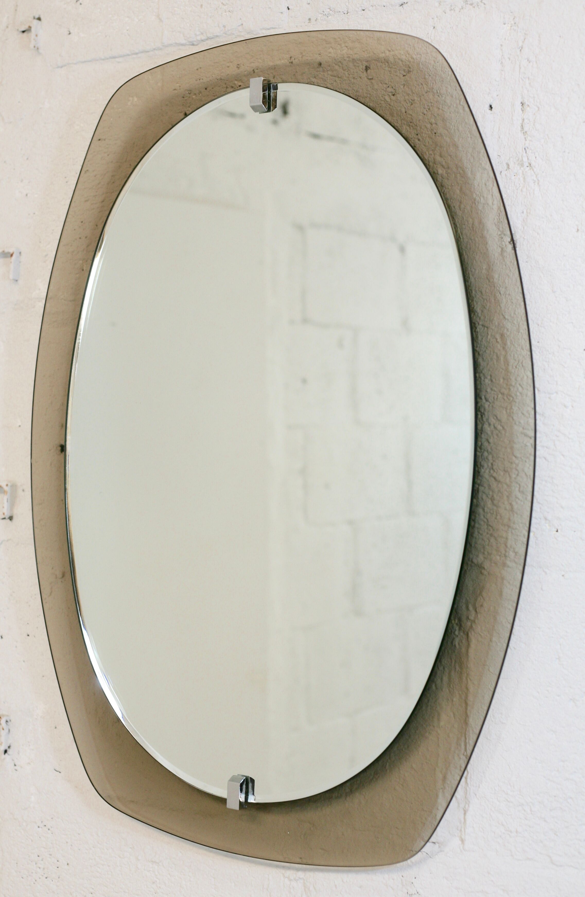 Wall mirror Vecca, Italy, circa 1970 60x81cm