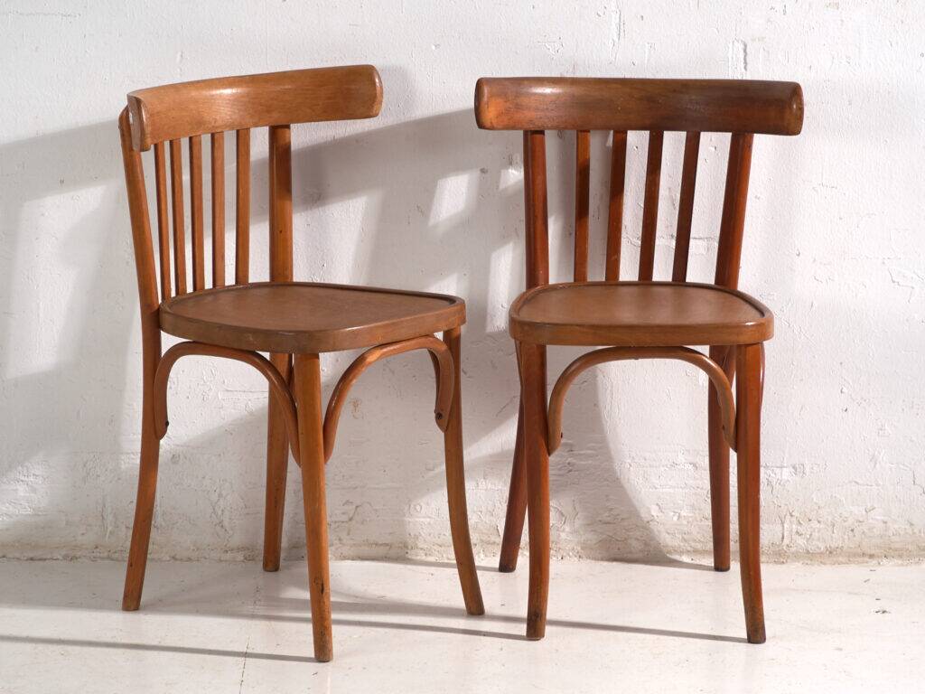 Antique bentwood chairs in Thonet style – Central Europe, circa 1930 #4 – Set of 4 pieces
