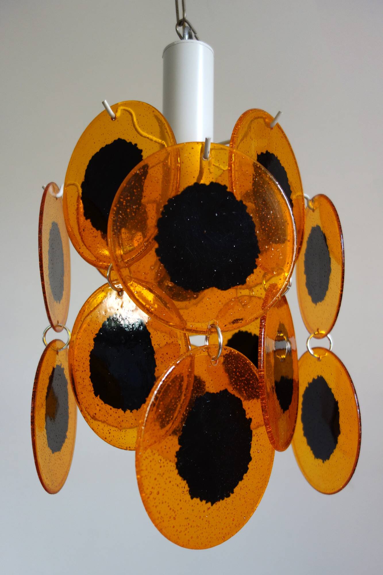 Vintage 70s chandelier – Space Age by Gino Viscosi