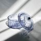 Italian Art Deco 1930s Crystal Glass Bonbonniere