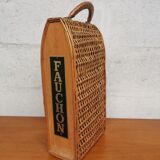 Wicker bottle basket 'Fauchon'