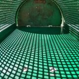 Public metal garden bin