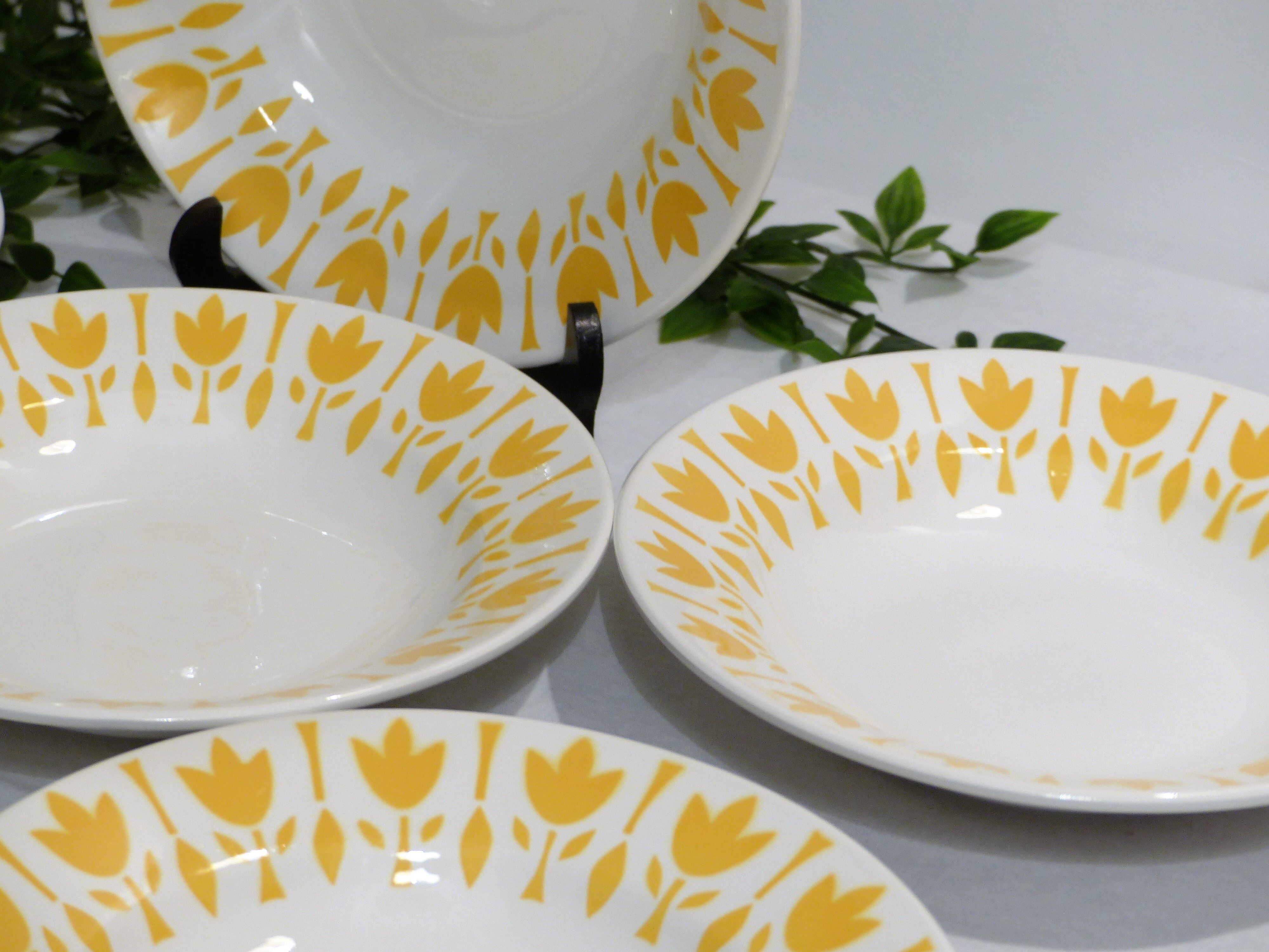 6 plates Lily Diguoin Sarreguemines