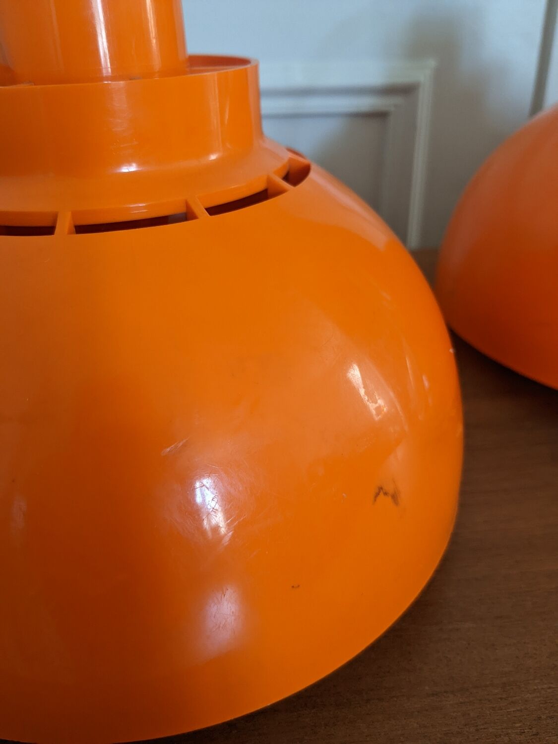 Pair of Danish Minisol pendant lights