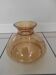 Yellow tinted glass lamp globe