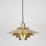 Danish vintage pendant lamp Dania by Kurt Wiborg, Jeka, 1980s