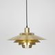 Danish vintage pendant lamp Dania by Kurt Wiborg, Jeka, 1980s