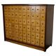Dutch industrial apothecary's cabinet of the 20th century