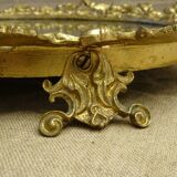 Gold bronze center tray 19th mirror mercury