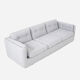 Canapé bergen gris colombe, design scandinave