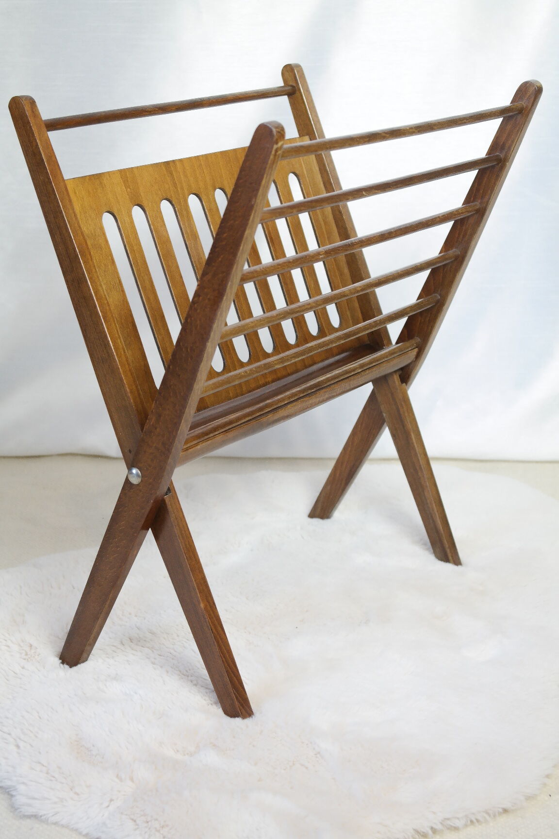 Scandinavian Folding Magazine Holder Designer Cees Braakman for Pastoe
