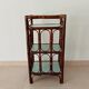 Vintage stand shelf in bamboo and rattan