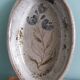 Bowl or small dish signed by Atch Thierry and Chantal Robert in Loir stoneware.