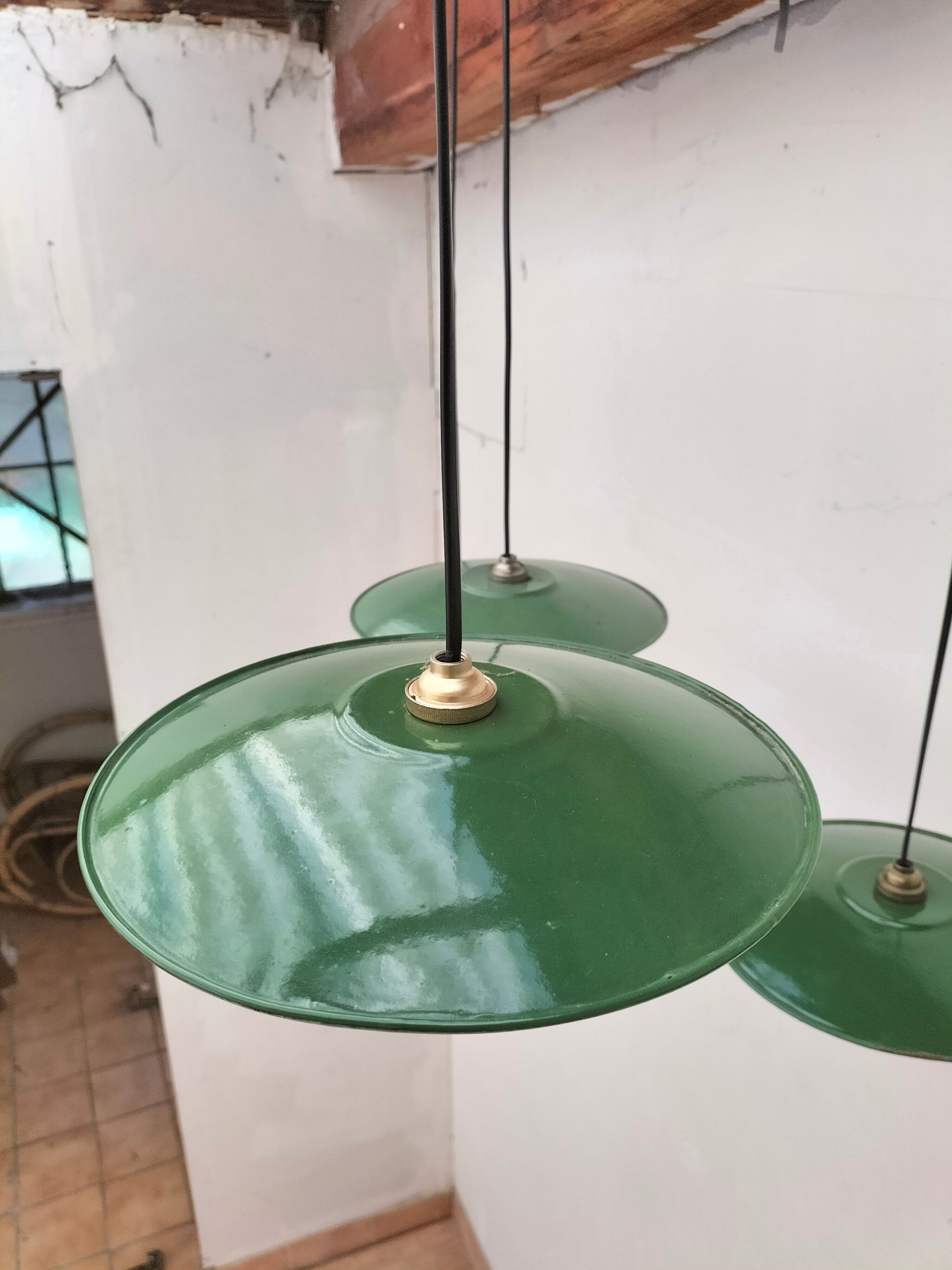 Set of antique lamps