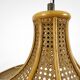 Bamboo and cane adjustable pendant, 1960s