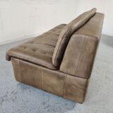 Leather sofa vintage design 70s/80s