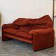 Maralunga 2-seater sofa by Vico Magistretti for Cassina Italy 1973