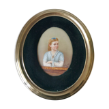 Portrait of a young girl - Medallion nineteenth century