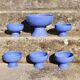 Ceramic bowls, dessert service, 1980