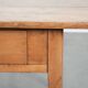 Fantastic antique French coffee table made of fruitwood with two drawers