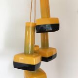 Vintage hanging lamp by Bent Karlby for A. Schroder, Kemi, 1970s