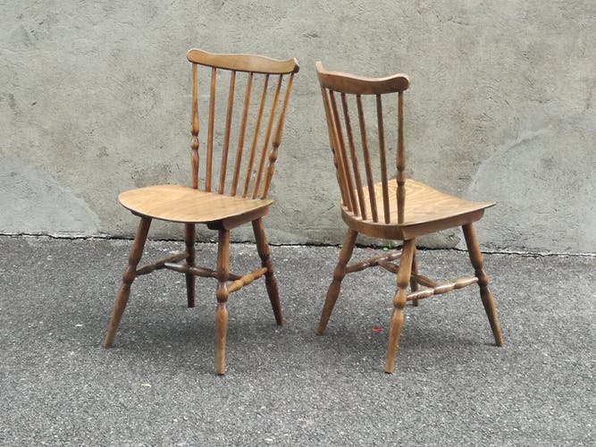 Paire de chaises bistrot Baumann