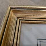 Signed countryside landscape engraving