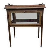 Glass tea table with its tray