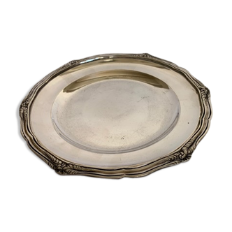 Silver metal tray