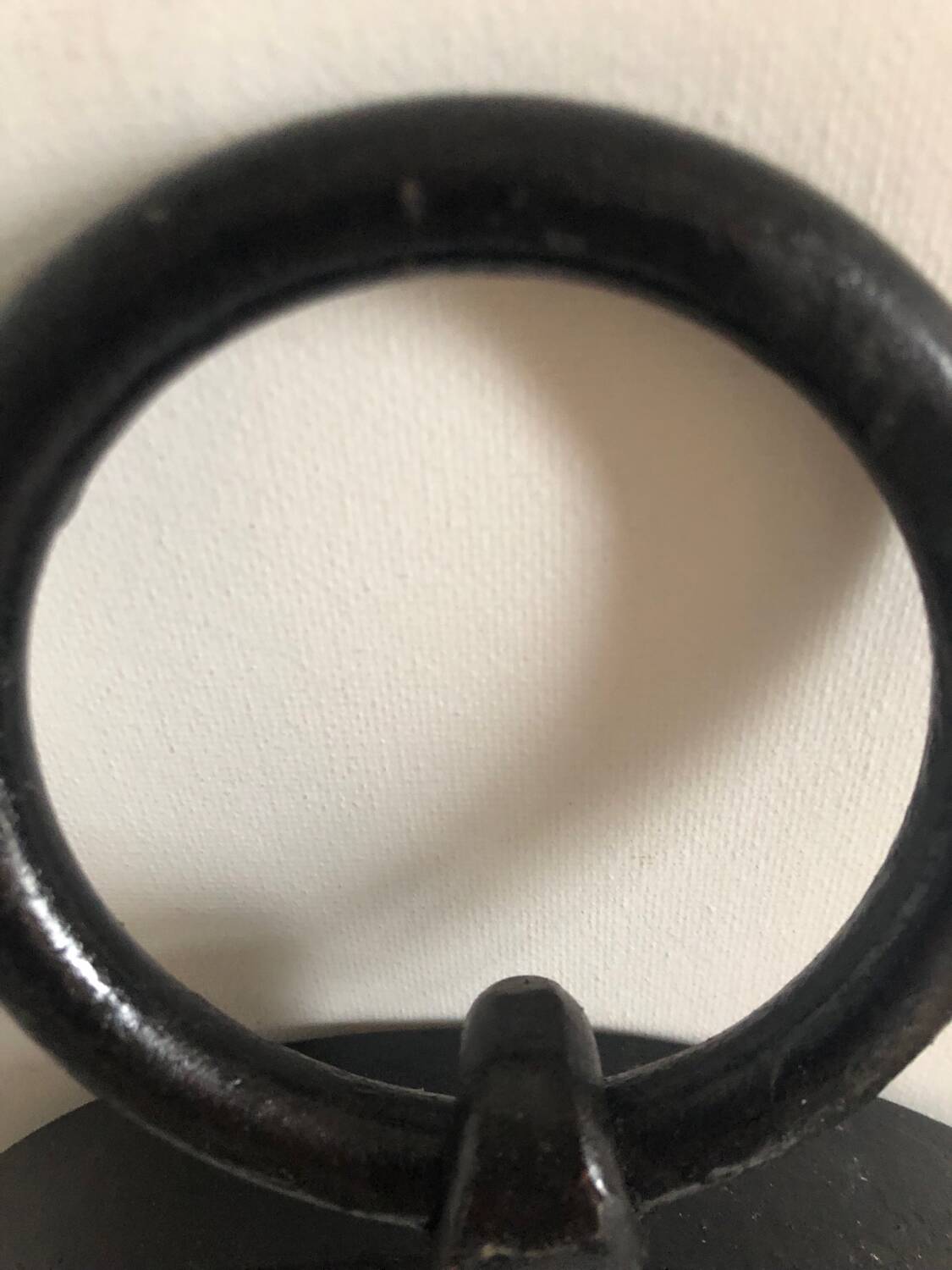 Large Brutalist Wrought Iron Mirror