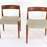 Set de 2 Kai Kristiansen pour Fritz Hanzen 4110 Stoelen