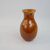 Pichet jaune ocre en céramique signé Félix Céram Vallauris circa 1960