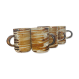 Stoneware coffee cups