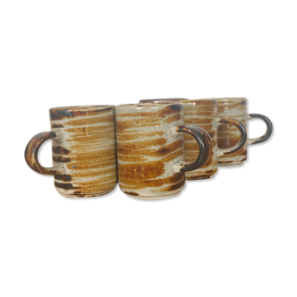 Stoneware coffee cups