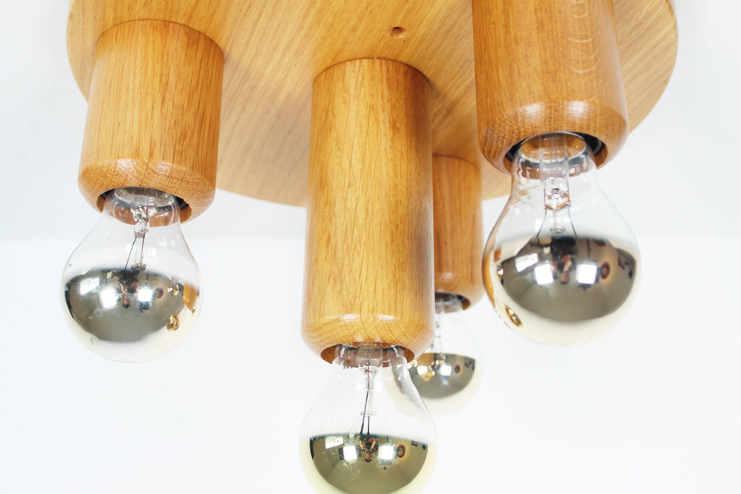 Vintage 1970's old stock 'Japandi' style ceiling light