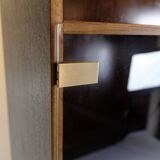 Bookcase With light Display Made In Rosewood, Danish Design From 1960s