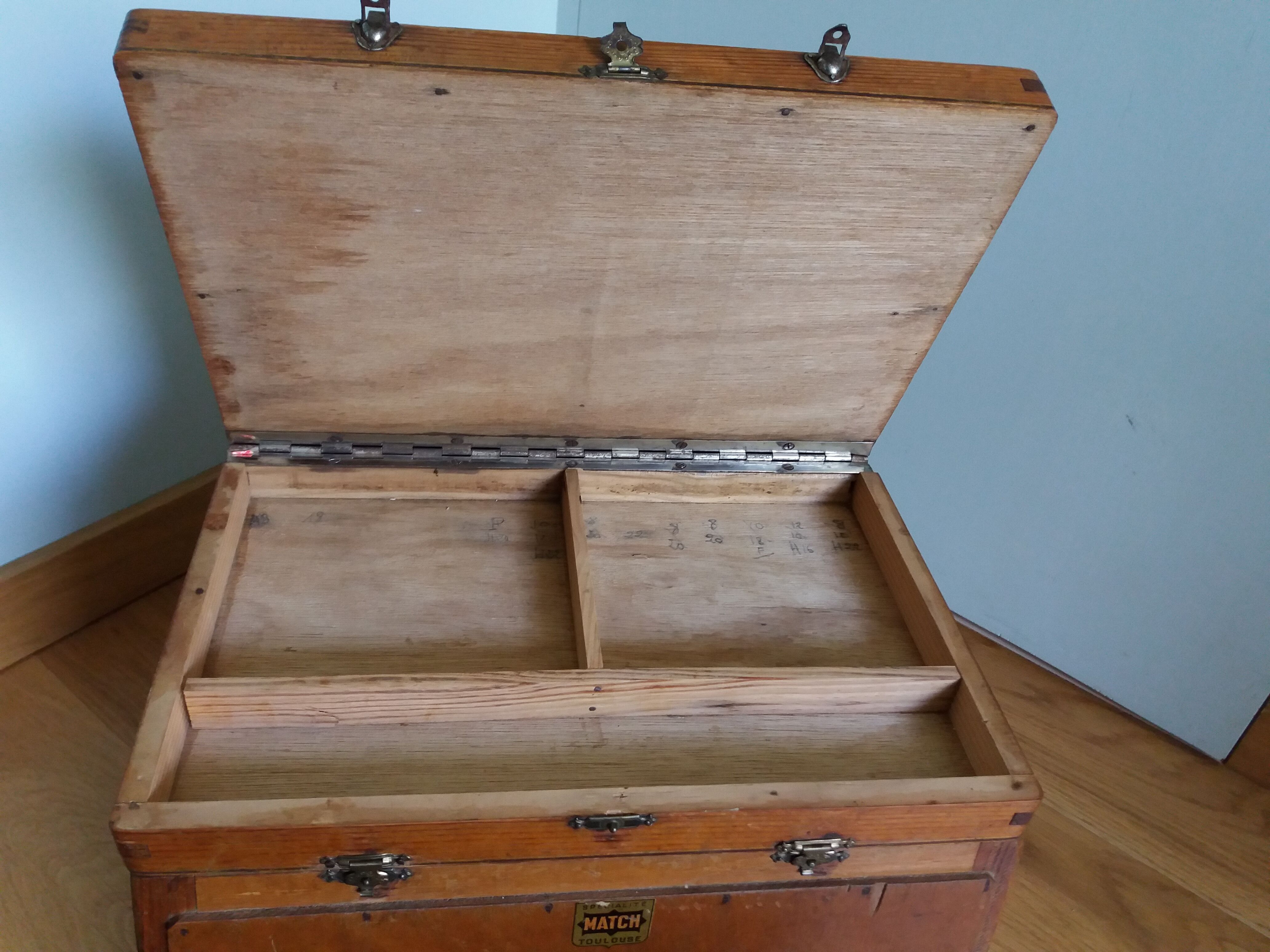 Stool chest fisherman's seat