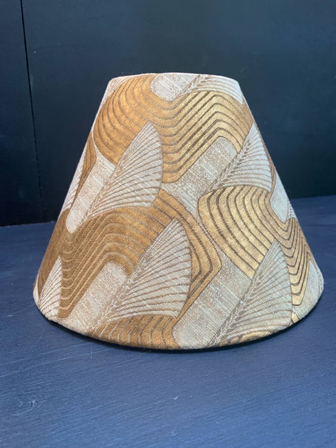 Art Deco style conical lampshade