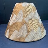 Art Deco style conical lampshade